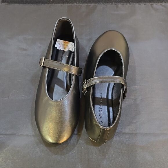 BRAND NEW WILD DIVA LOUNGS MARY-JANE SLIP-ON WOMEN"S FLAT - Picture 5 of 13